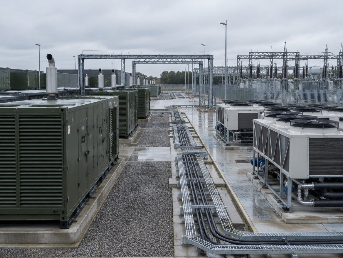 Data centre plant yard